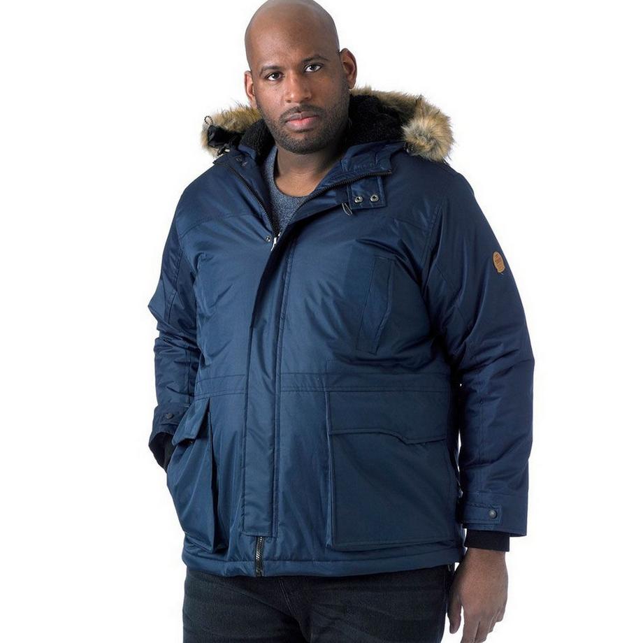 Duke Lovet Parka mit Kunstfellbesatz  