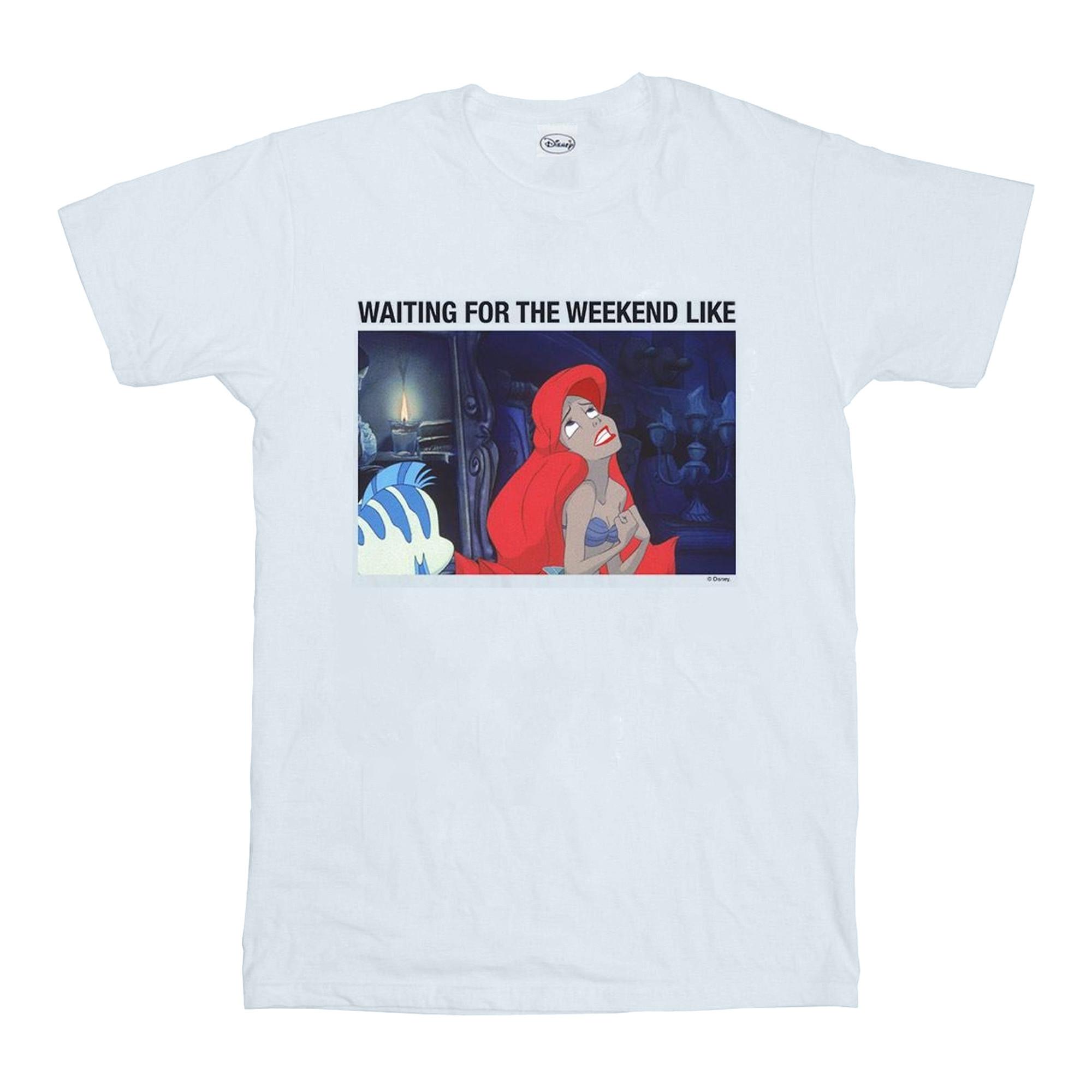 Disney  The Little Mermaid Waiting For The Weekend TShirt 