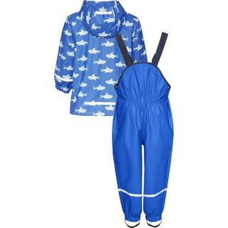 Playshoes  wasserdichte kinderjacke sharks allover 