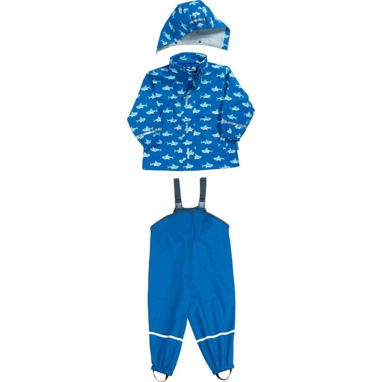 Image of Wasserdichte Kinderjacke Sharks Allover Jungen 5-6A