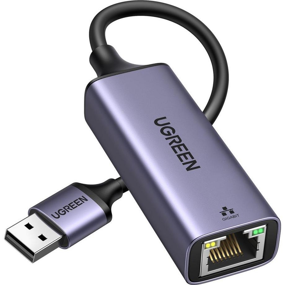 UGREEN  Adattatore Ethernet da USB-A a RJ45 UGREEN - Grigio siderale 