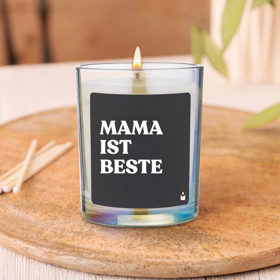 CandleHand Duftkerze Flowery Mama ist Beste  