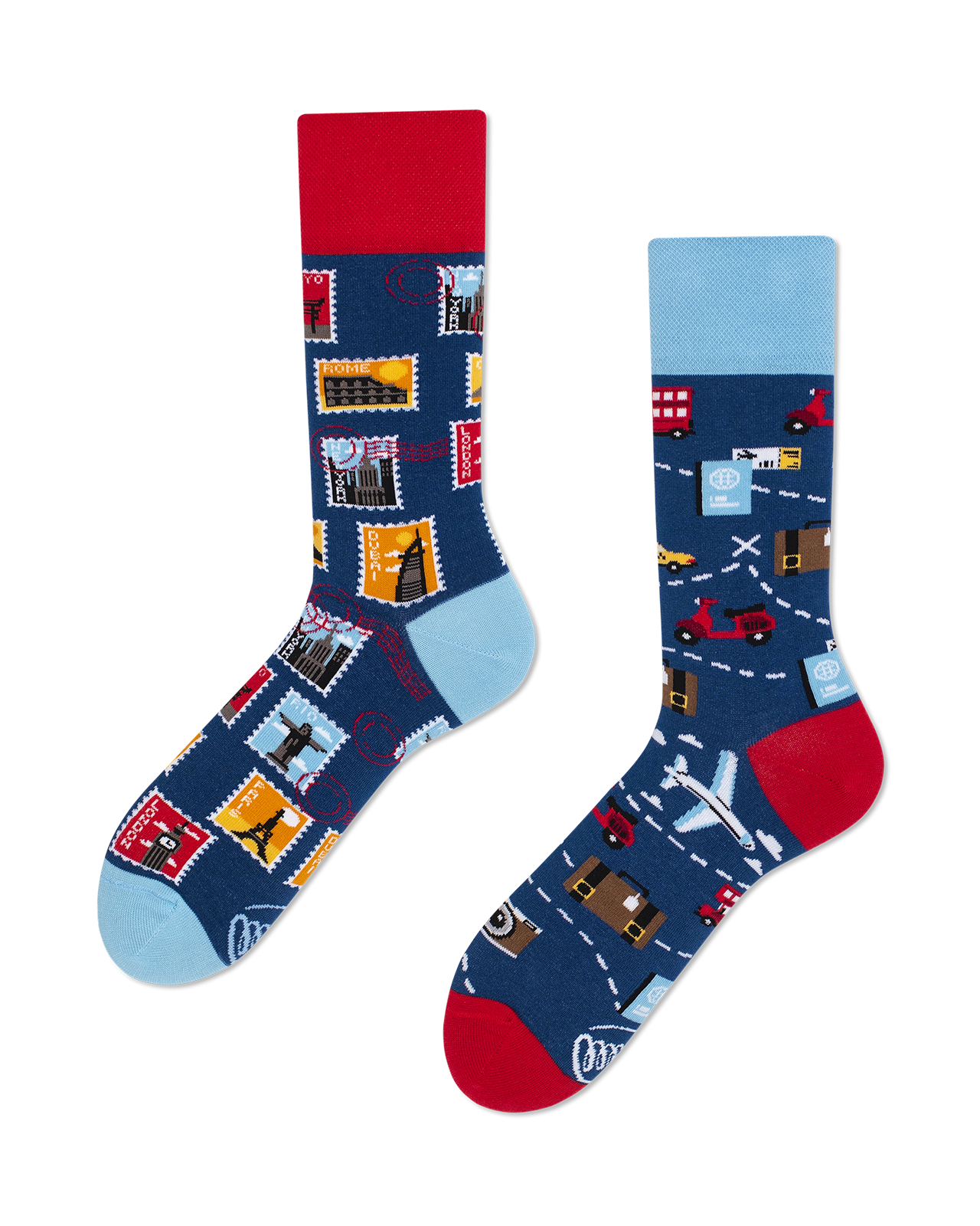 Image of The Traveler Socks - Herren Multicolor 43-46