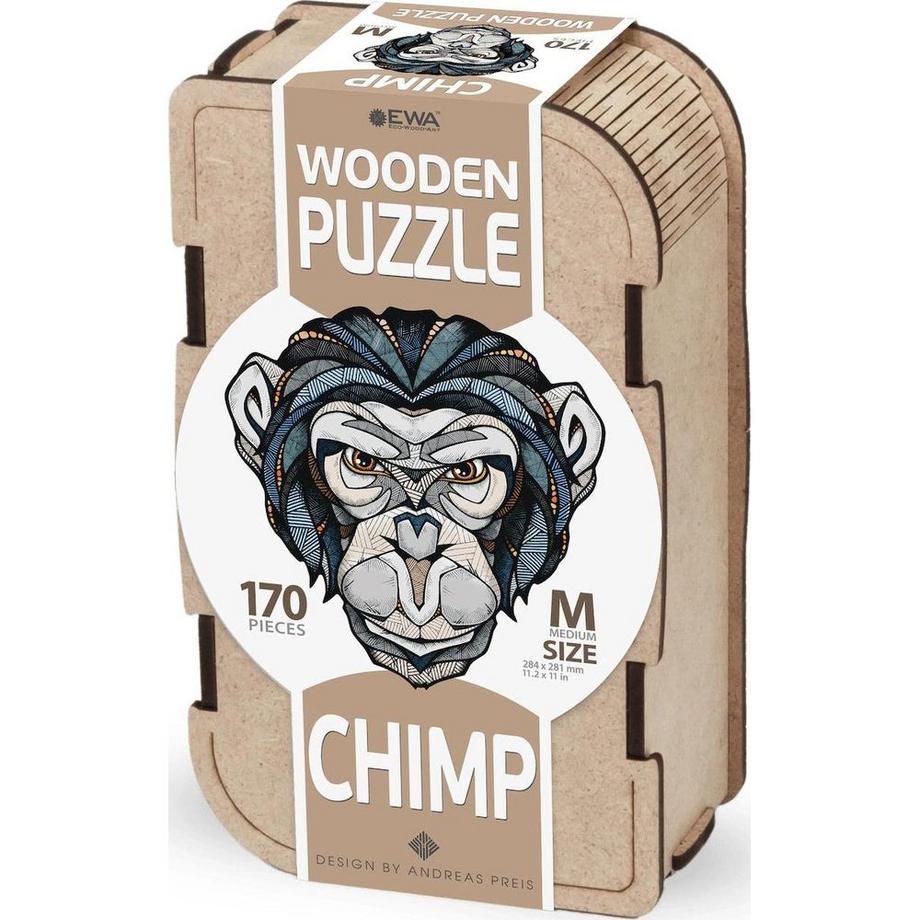 Eco Wood Art  Holz-Puzzle Schimpanse 