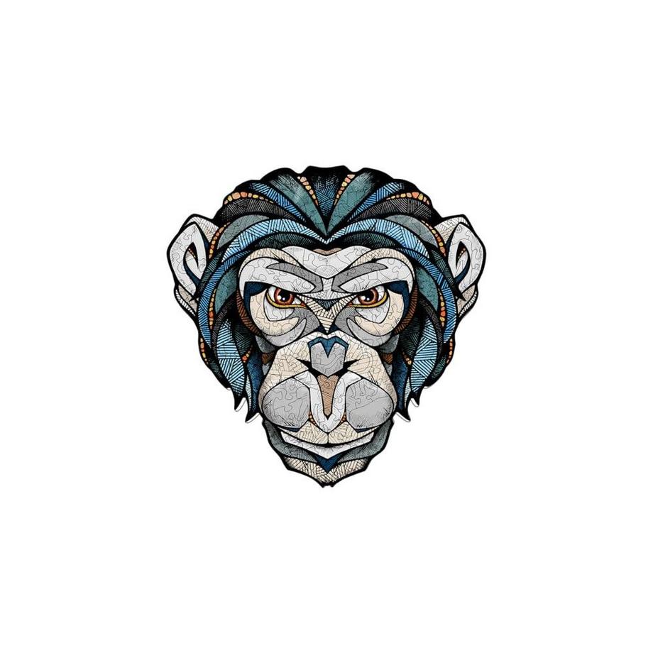 Eco Wood Art  Holz-Puzzle Schimpanse 