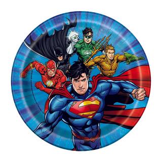 Justice League Superheld WegwerfTeller 8erPack  