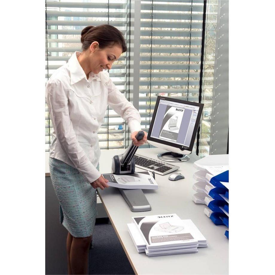 Leitz LEITZ Superlocher 25mm 51820084 silber 250 Blatt  