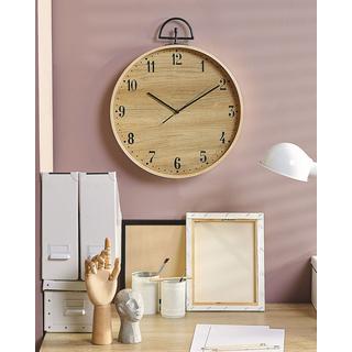 Beliani Wanduhr aus MDF-Platte Retro OPFIKON  