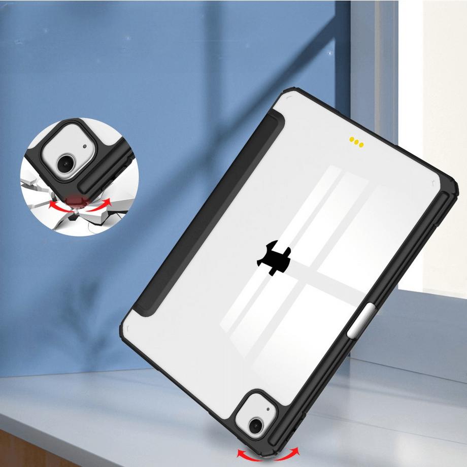 Cover-Discount  iPad Air 13 (M2 / M3) - Schützende Acryl Tablethülle mit erhöhtem Rand 