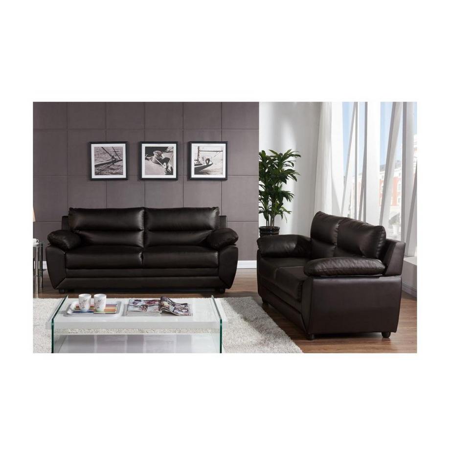 Couchgarnitur 3+2 Kunstleder MANOA