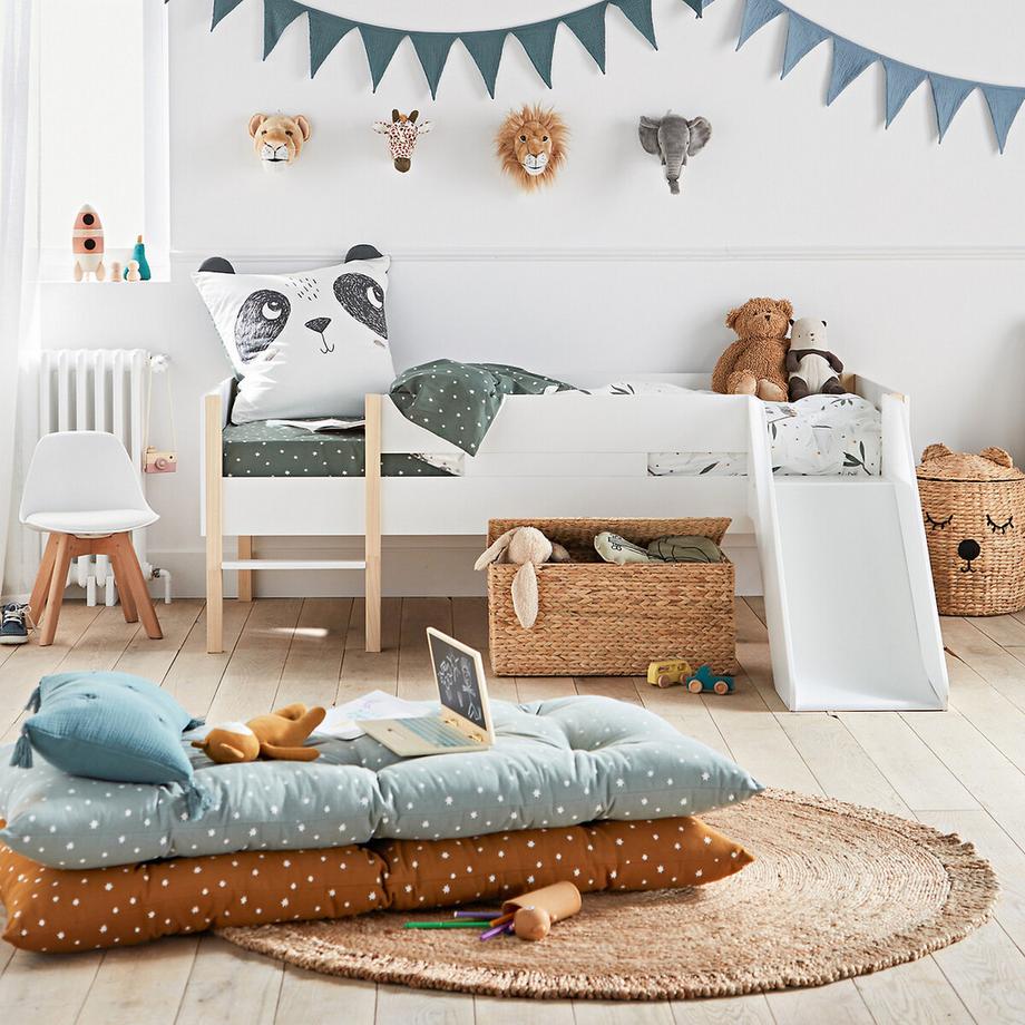 La Redoute Intérieurs Tapis jute rond frangé  