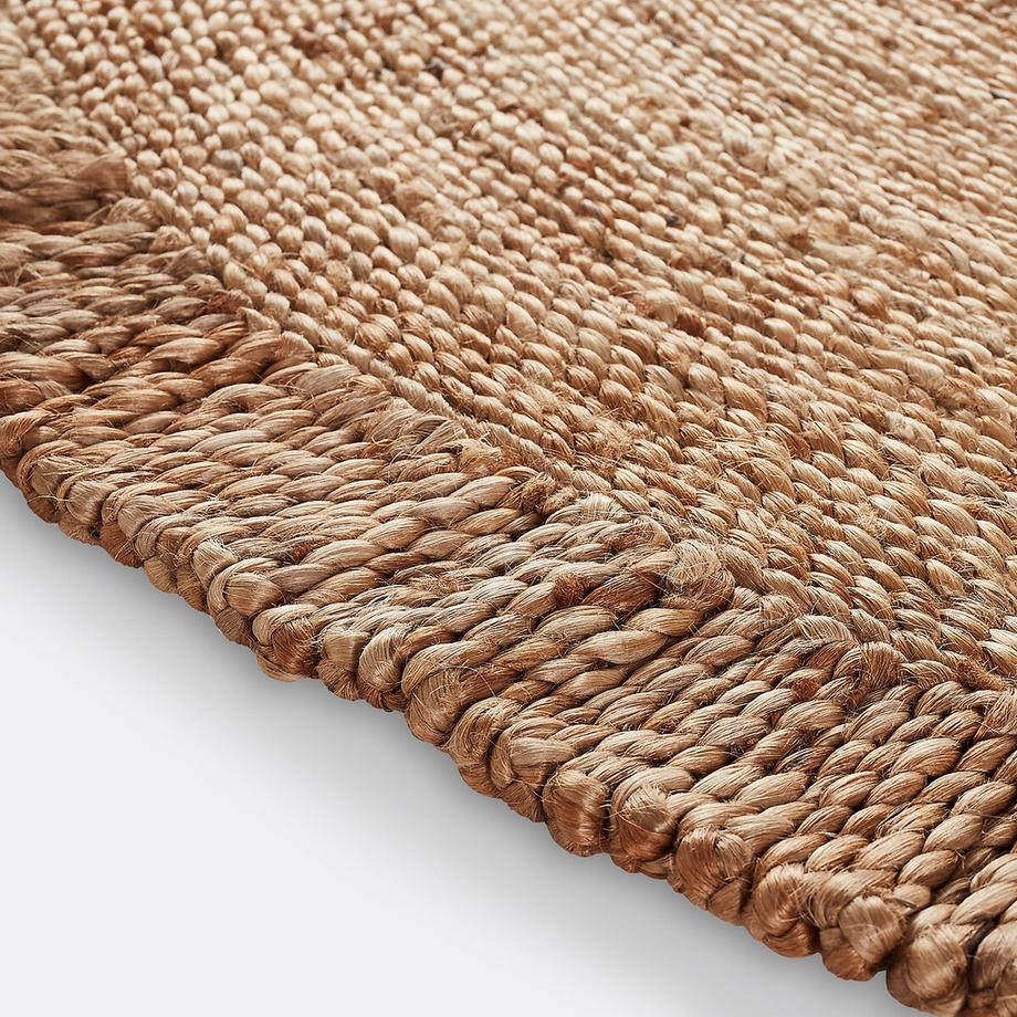 La Redoute Intérieurs Tapis jute rond frangé  
