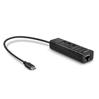 LINDY  43249 hub di interfaccia USB 3.2 Gen 1 (3.1 Gen 1) Type-C 5000 Mbit/s Nero 