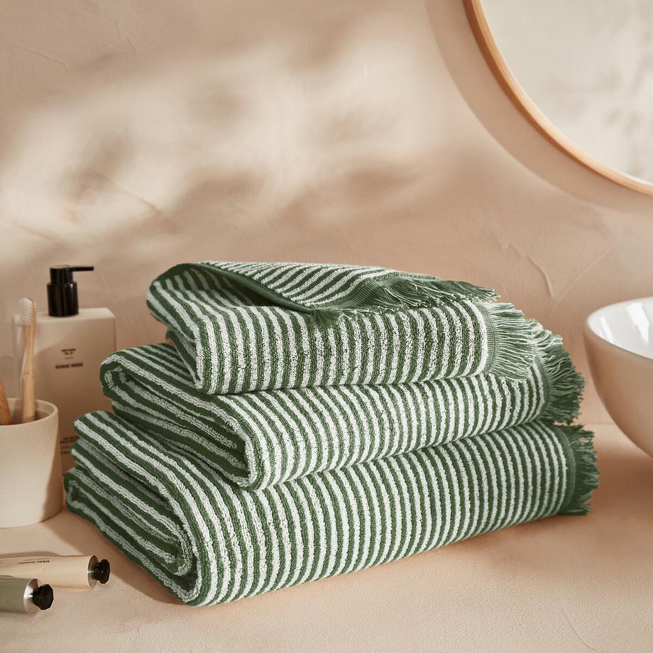 La Redoute Intérieurs Serviette éponge rayée Malo 500 g/m2  