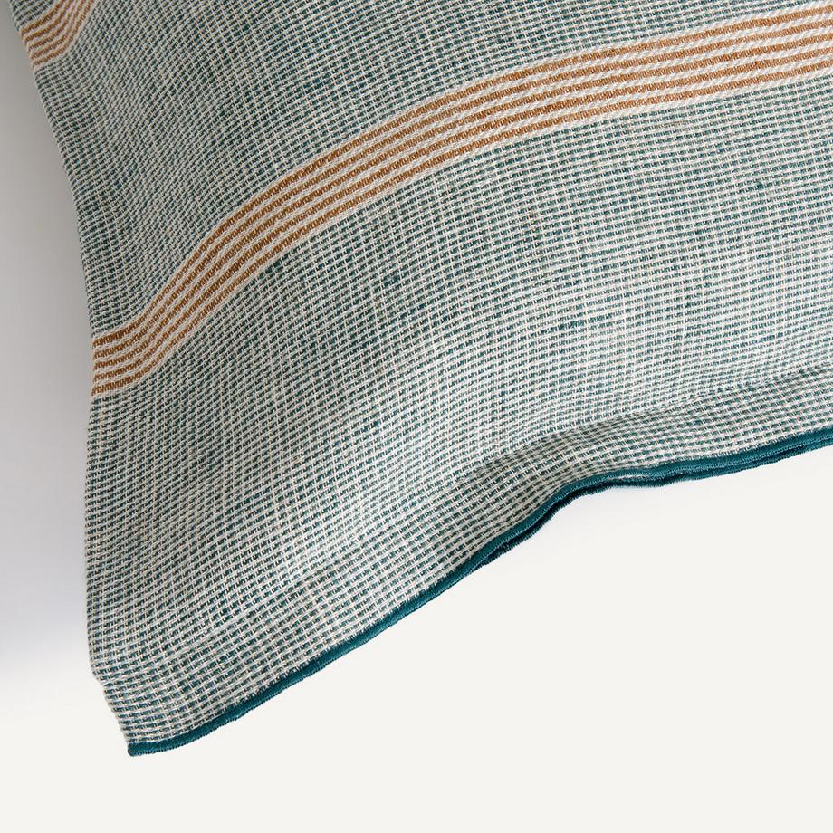 AM.PM Fodera per cuscino in lino a righe  