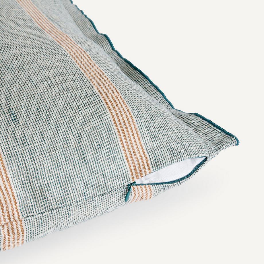 AM.PM Fodera per cuscino in lino a righe  