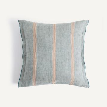 Kissenbezug gestreiftes Leinen
