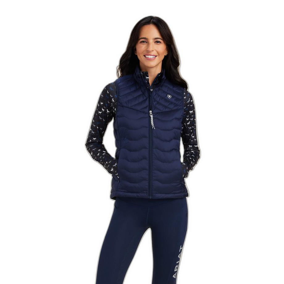 ärmeose gesteppte daunenjacke, damen idea down