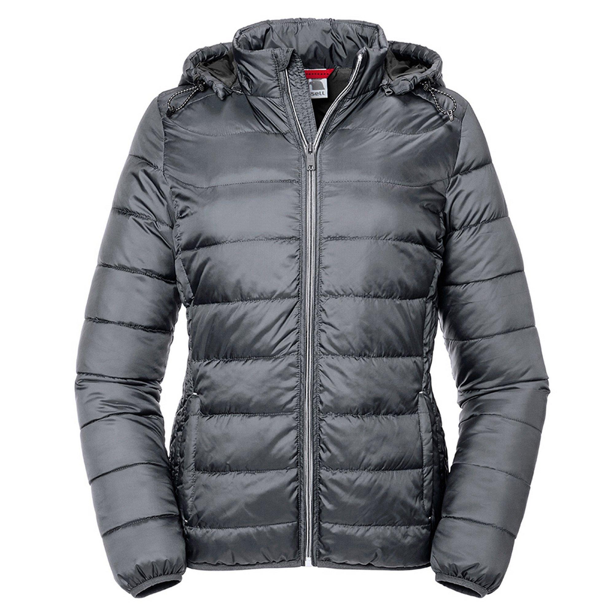 Image of Hooded Nano Padded Jacket Damen Eisen 3XL