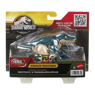 Mattel  Jurassic World Fierce Changers Baryonyx & Parasaurolophus 