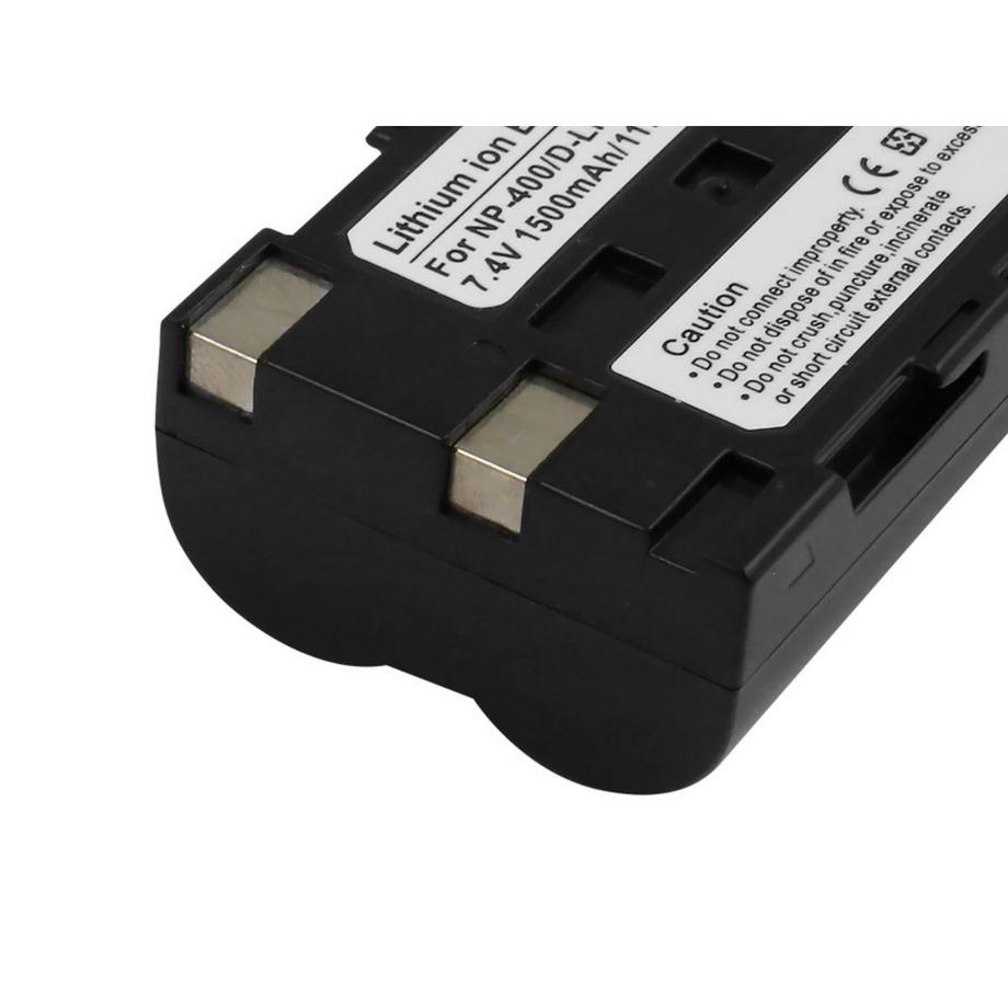 Avizar  Batteria per Minolta NP-400 Fotocamera Li-ion 7.4V 1500mAh 11.1Wh 