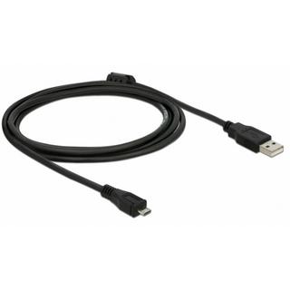 DeLock  82335 câble USB 2 m USB 2.0 USB A Micro-USB B Noir 