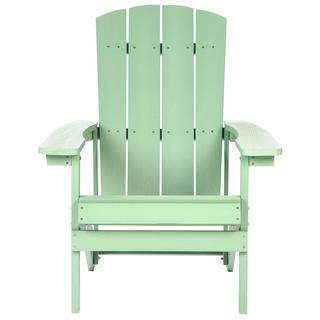 Beliani Chaise de jardin en Bois synthétique Rétro ADIRONDACK  