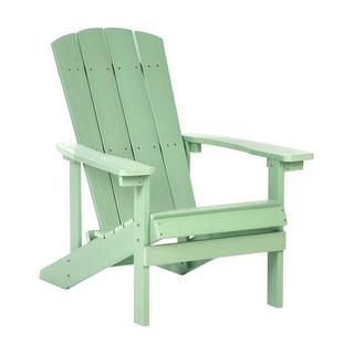 Beliani Chaise de jardin en Bois synthétique Rétro ADIRONDACK  