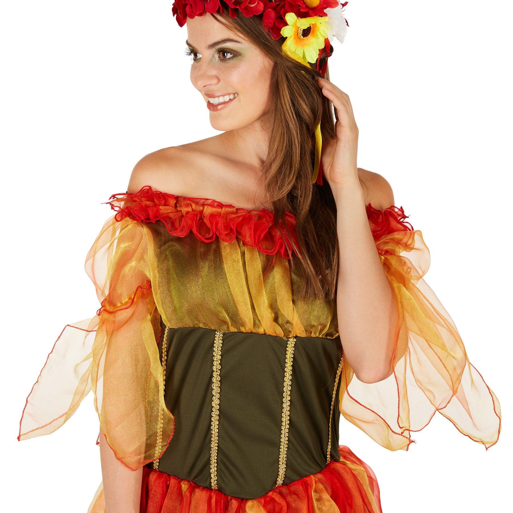 Tectake  Costume da donna - Fata dell’autunno 