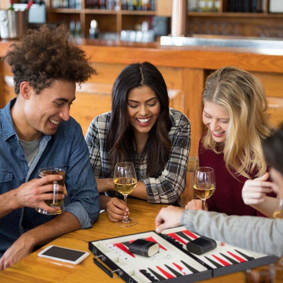 B2X  Koffer für Backgammon 