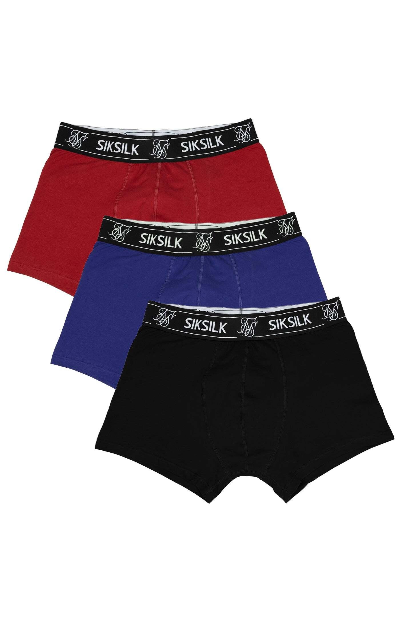 Sik Silk  Unterwäsche Multi 3 Pack Boxer 