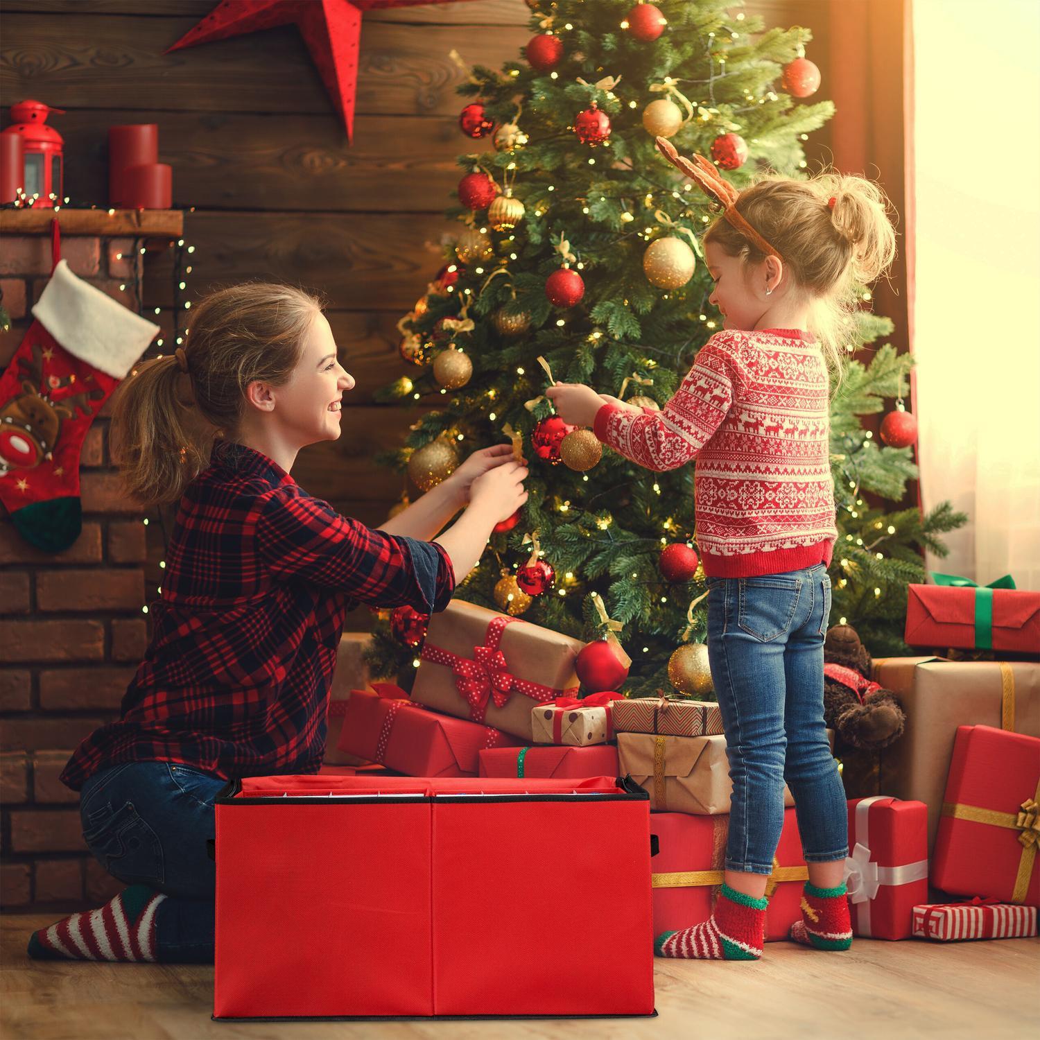 Northix Scatola portaoggetti per palline di Natale  