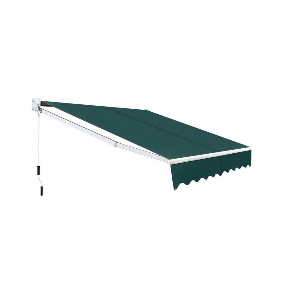 Einziehbare Markise mit Kurbel