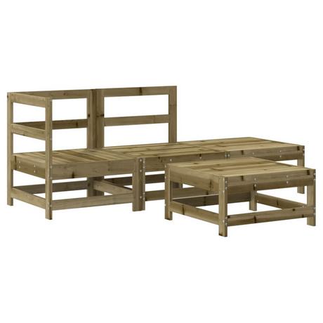 VidaXL set mobili da giardino Legno di pino impregnato  