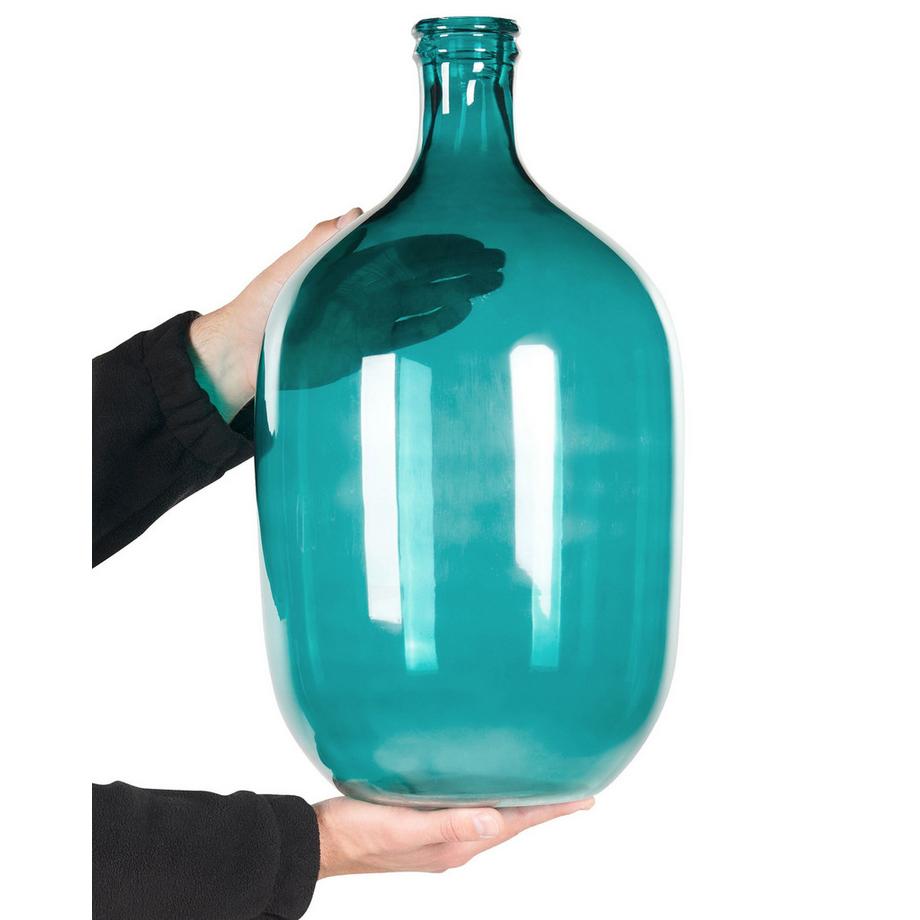 Beliani Vase décoratif en Verre Moderne SAMOSA  