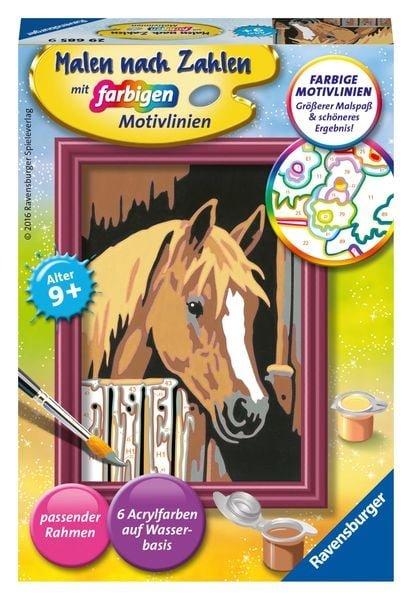 Ravensburger  Ravensburger Malen nach Zahlen, Pferd im Stall, Malset 