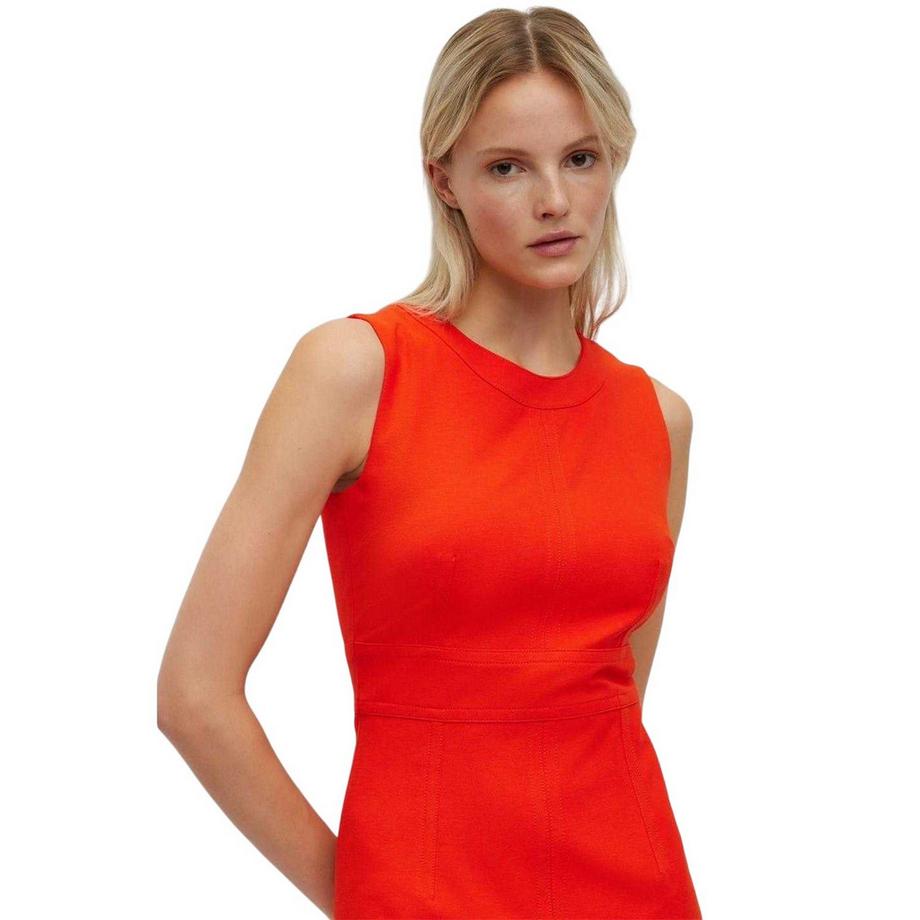 BOSS  Dirula Kleid, Rundhalsausschnitt 