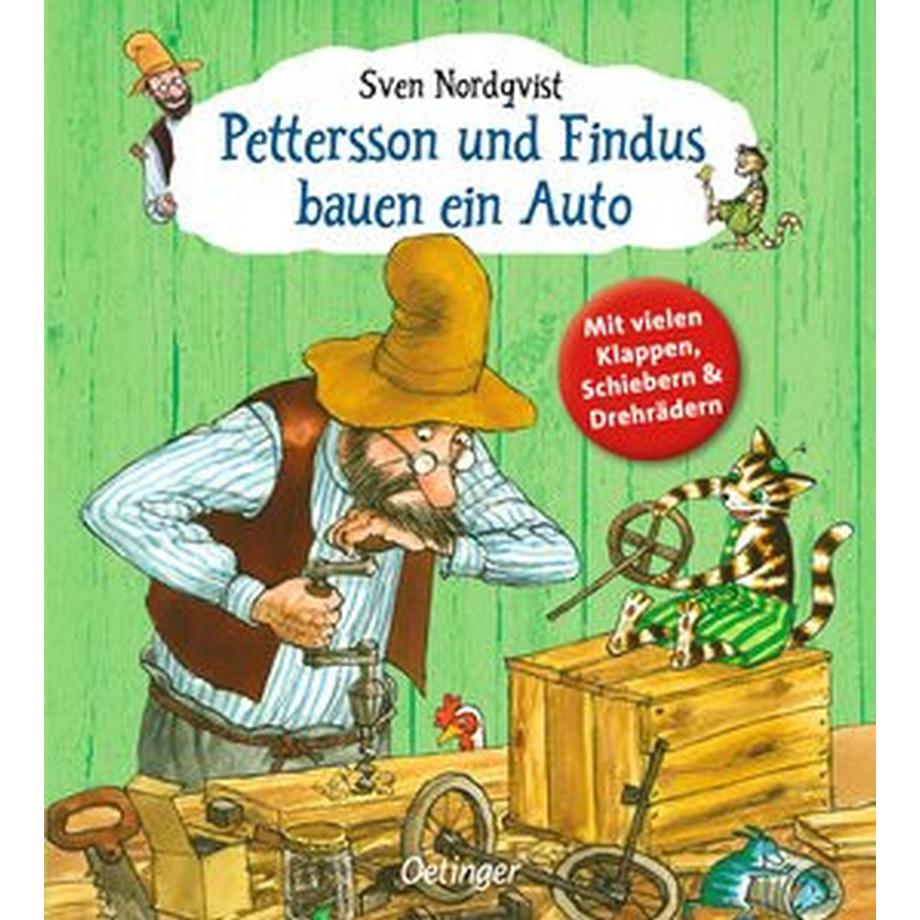 Pettersson und Findus bauen ein Auto Nordqvist, Sven; Nordqvist, Sven (Illustrationen) Copertina rigida 