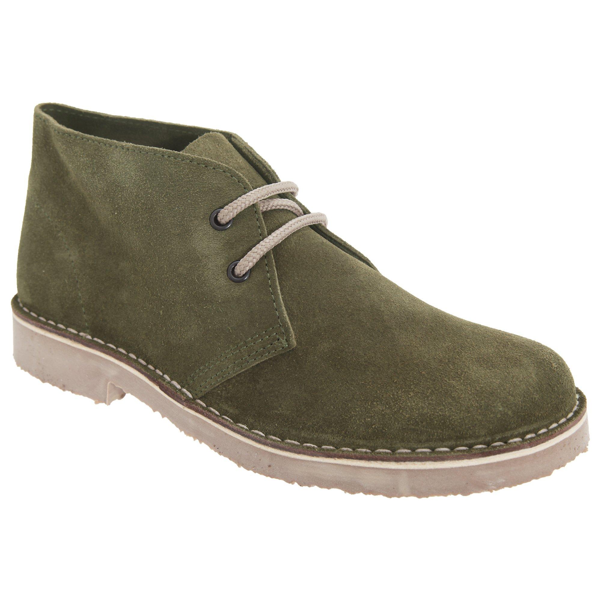 Image of Desert Boots Wüstenstiefel Schuhe, Wildleder, Ungefüttert Damen Khaki 38