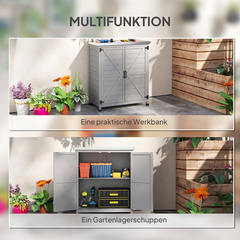Outsunny Armoire de jardin  