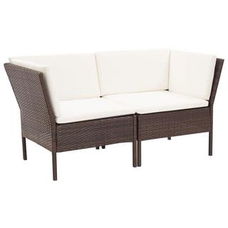 VidaXL set giardino Polirattan  