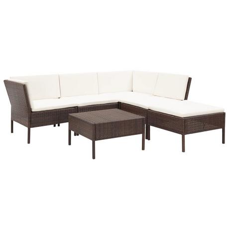 VidaXL set giardino Polirattan  