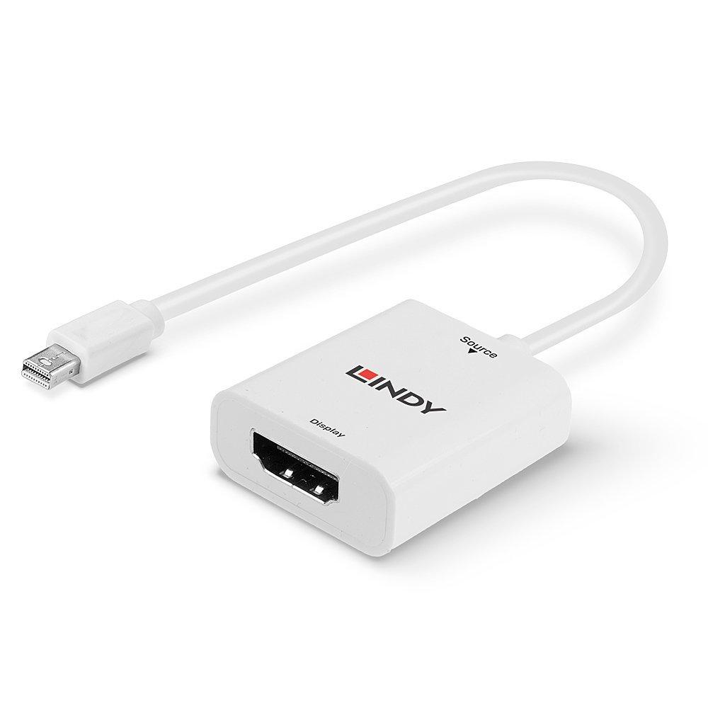 LINDY  Lindy 41069 Videokabel-Adapter Mini DisplayPort HDMI Typ A (Standard) Weiß 