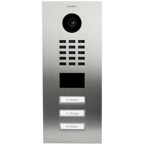 Doorbird  IP Video Türstation D2103V, Edelstahl V2A, gebürstet 