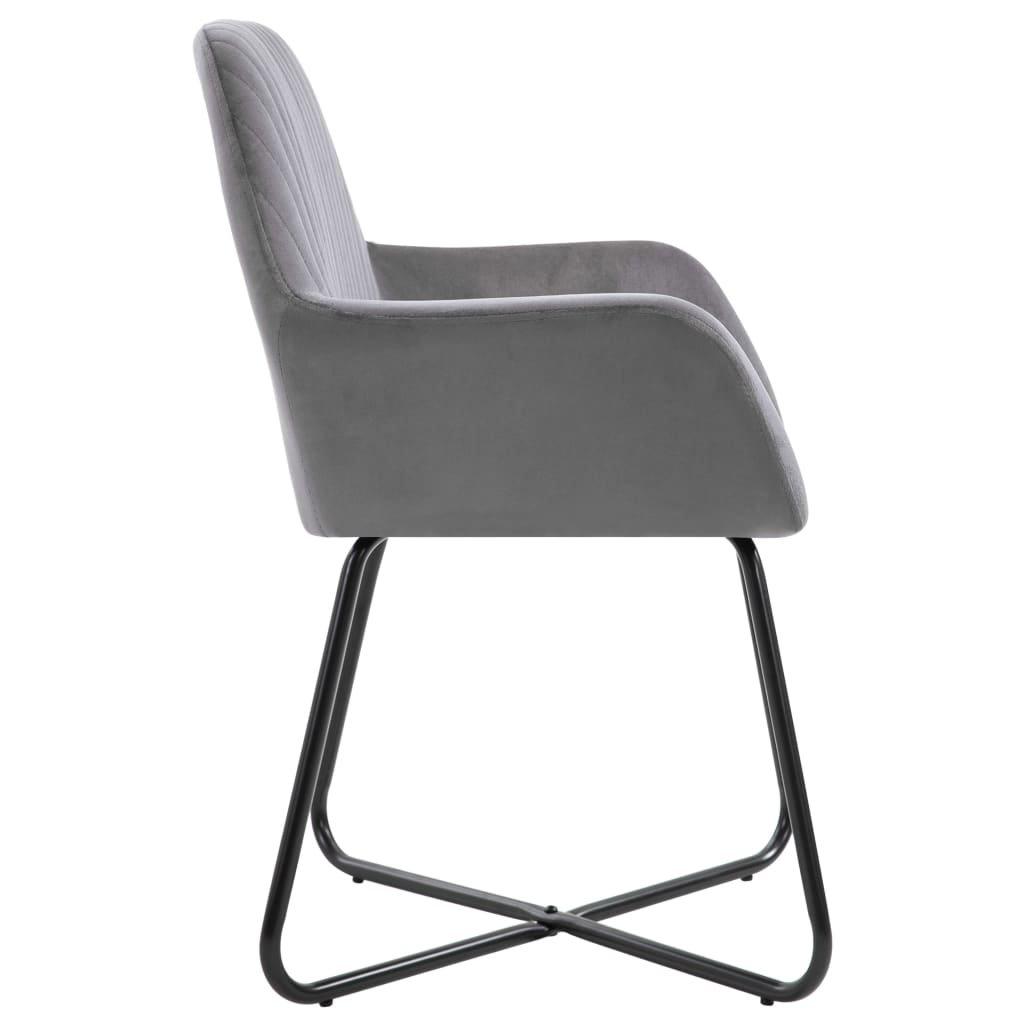 VidaXL Chaise de salle à manger tissu  