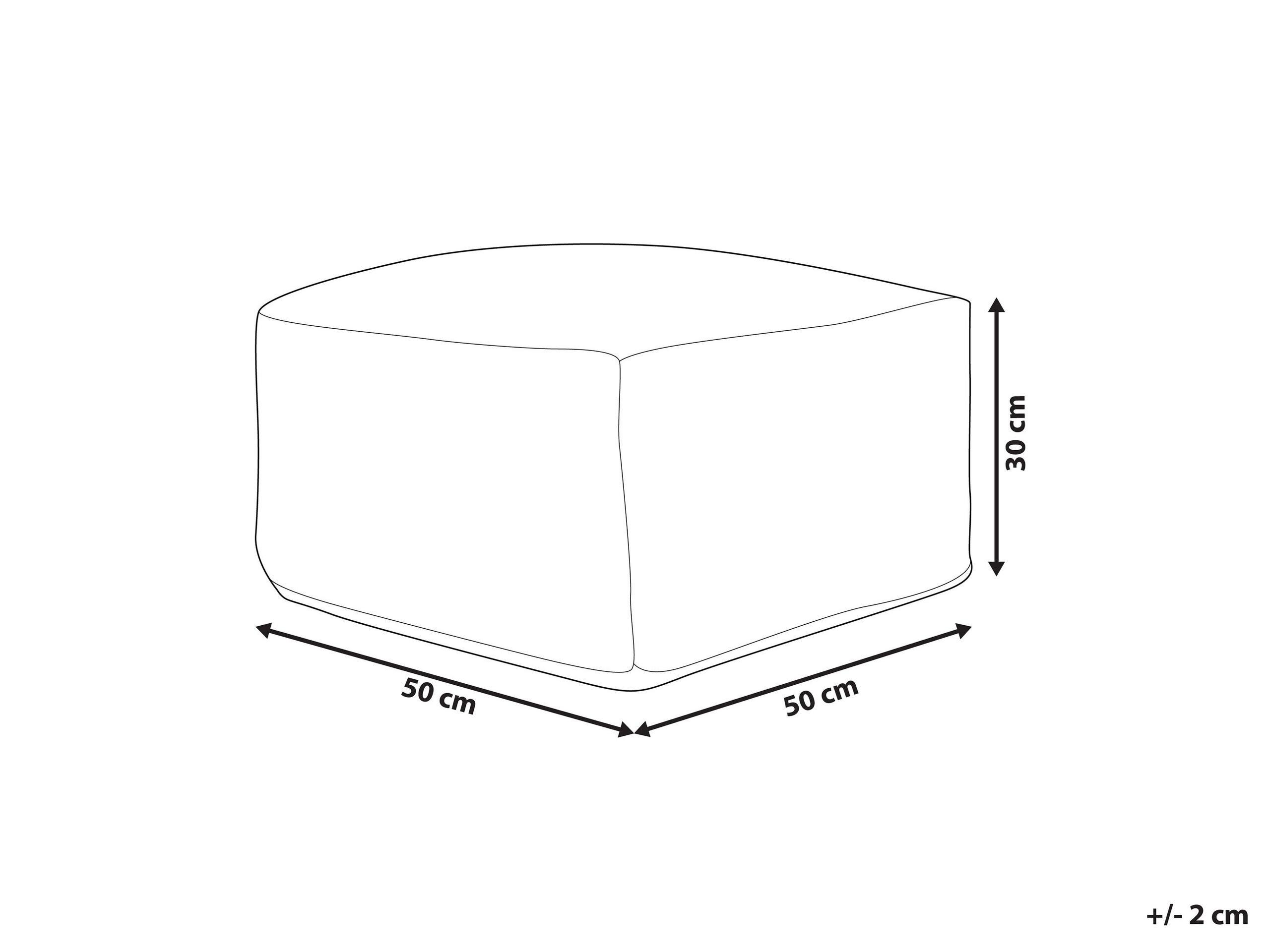 Beliani Pouf en Iuta Retrò SARON  