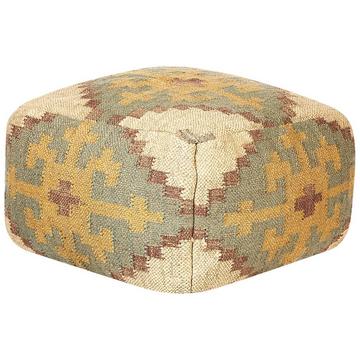 Pouf en Jute Rétro SARON