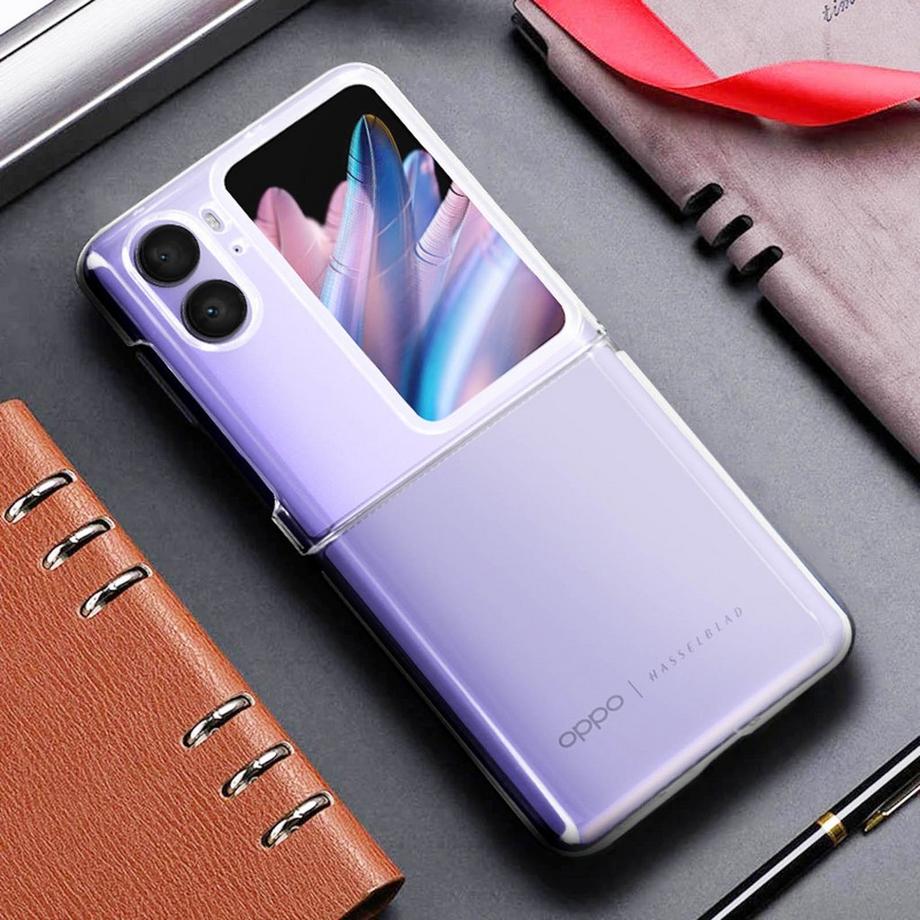 Avizar  Handyhülle Oppo Find N2 Flip Transparent 