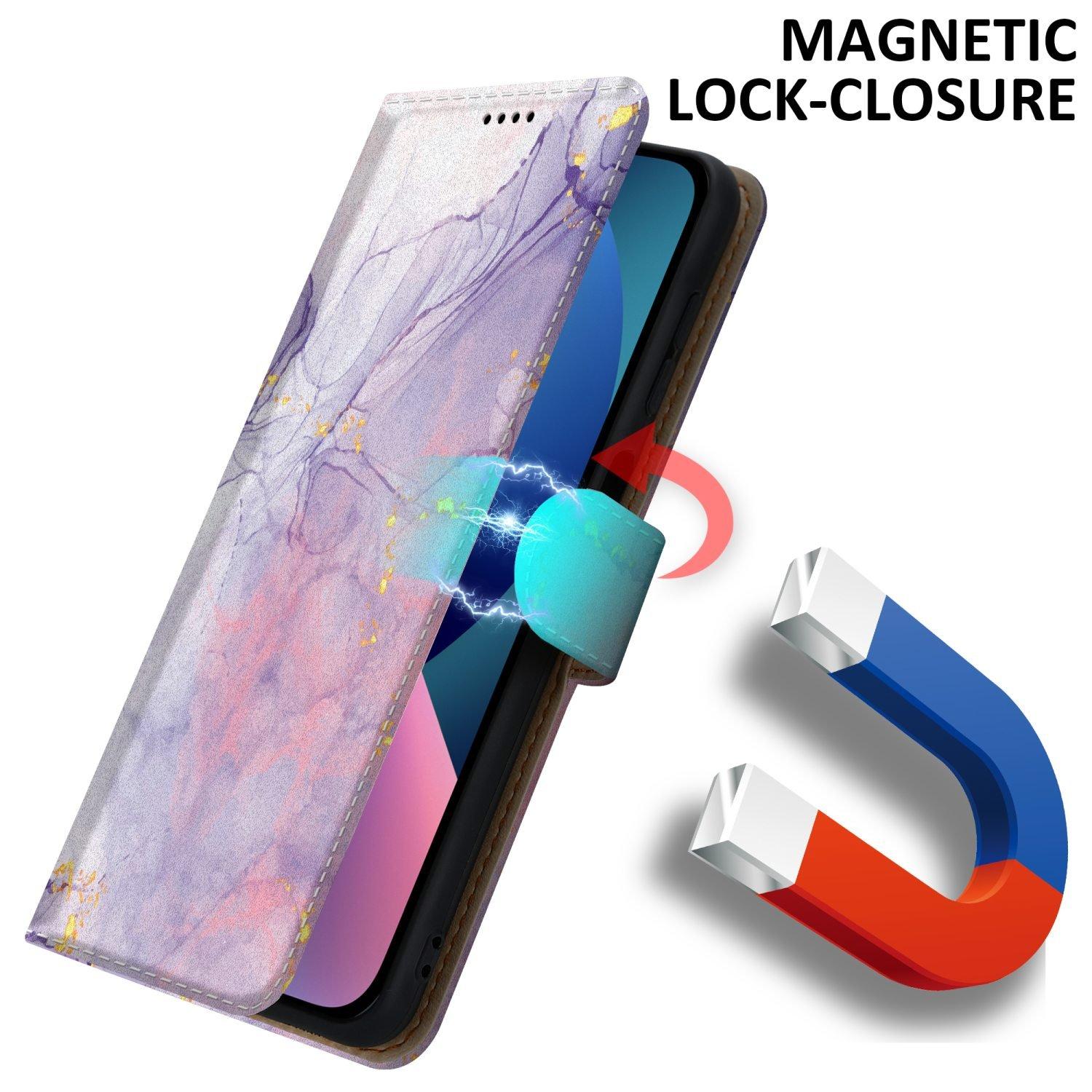 Cadorabo  Housse compatible avec Apple iPhone 14 PLUS - Coque de protection avec fermeture magnétique, fonction de support et compartiment pour carte 