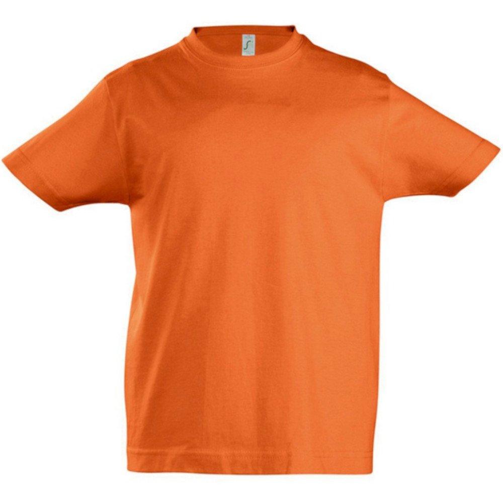 Image of Imperial Tshirt, , Kurzarm Jungen Orange 6A